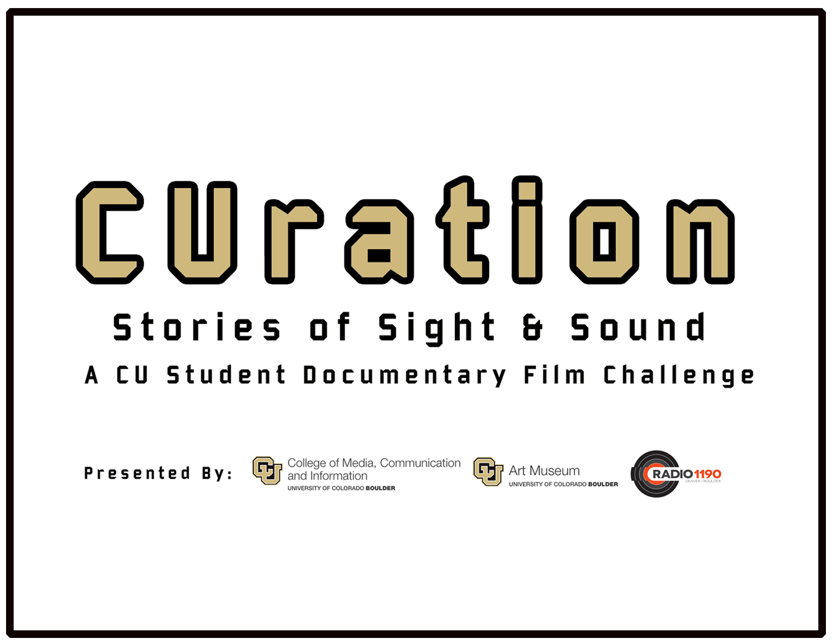 CUration: Stories of Sight & Sound DOCUMENTARY CHALLENGE!