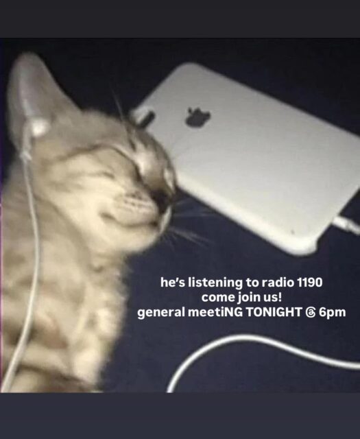 General meeting tonight at 6pm!! Come stuff some envelopes for our gracious donors ❤️