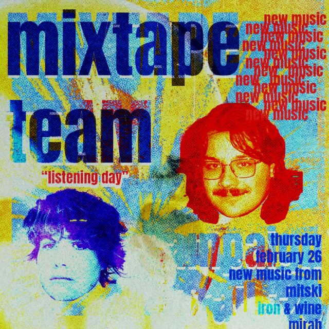 we don’t even care that it’s reading day thursday. we know that our loyal mixtape teamers will still be there at 5:00 PM on the 26th. they’re going to be calling it “listening day” forever in the future. we have the new mitski album… we know you want it. we have a bunch of other stuff too. this isn’t one to miss