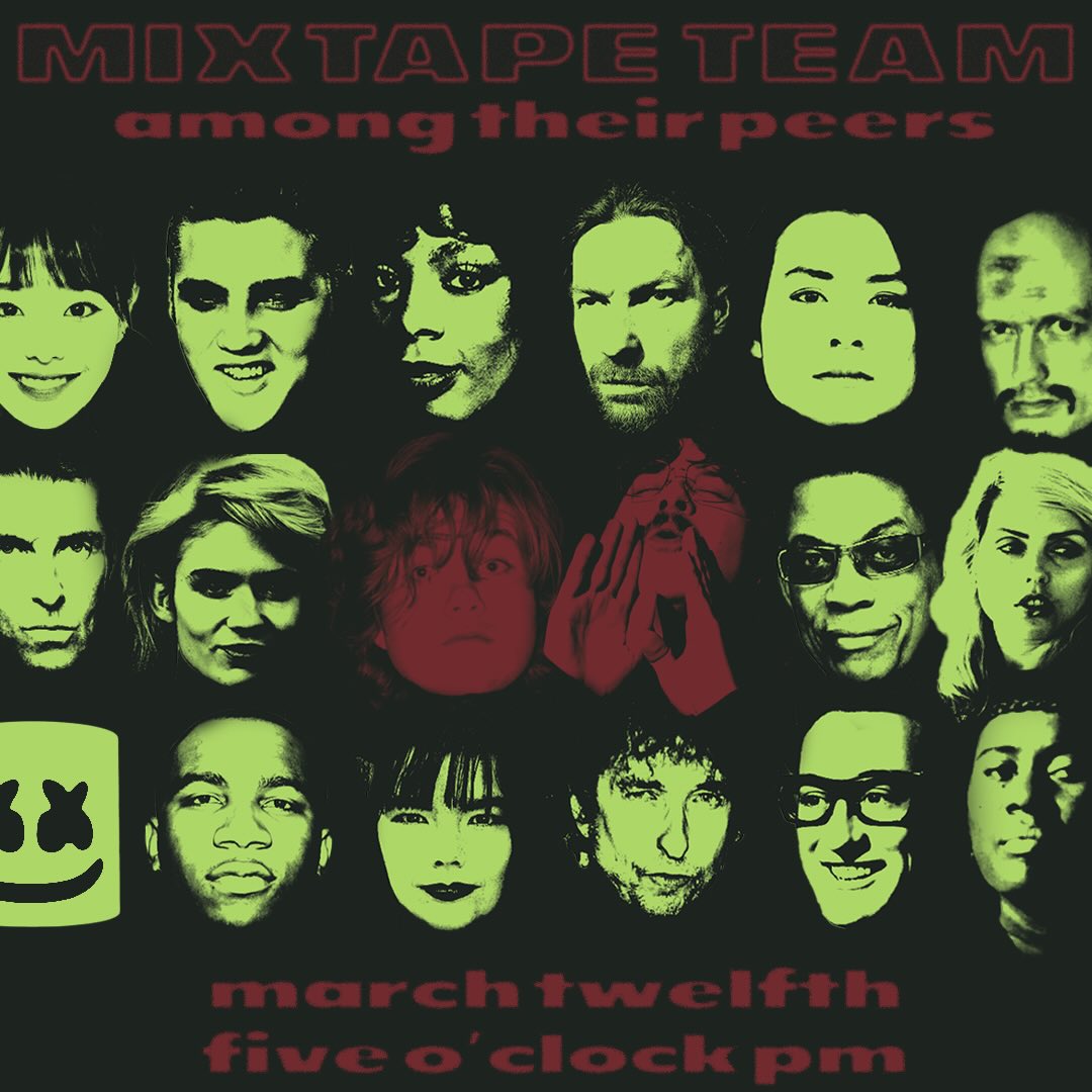 they put luke and gavin in a room with all these people and made them take a picture.  all part of the fame and influence afforded to our fearless mixtape team leaders. nevertheless: there are albums to be reviewed!! come to mixtape team on thursday march twelfth and get one of your own!!!!!