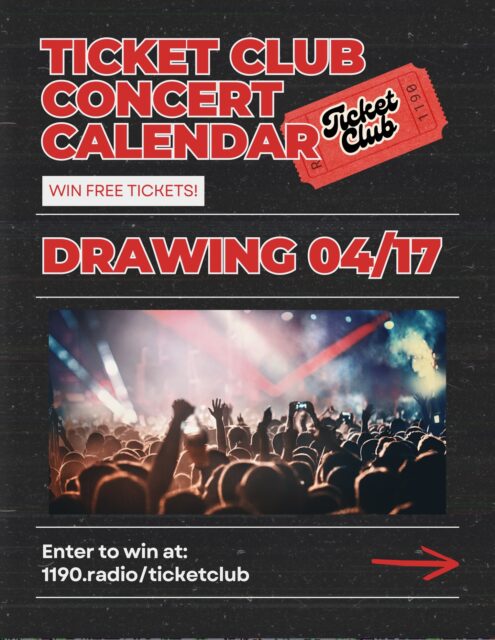 What time is it? It’s free ticket time! Our brand new Ticket Club giveaway is LIVE at 1190.radio/ticketclub —> enter before 4/17 to win tickets to any of the following shows:

4/20 - @maro @ Marquis Theater 
5/1 - @saxsquatch @hyzenborg @ Fox Theatre 
5/2 - @jonathabrooke @ eTown Hall
5/7 - @poisonthewell @ Summit Music Hall
5/9 - @thefrickashinas @ Marquis Theatre 
5/16 - @bluefasebabyy @ Summit Music Hall 
5/18 - @telehealth_org @ Hi-Dive 
+Any public @rootsmusicproject events!