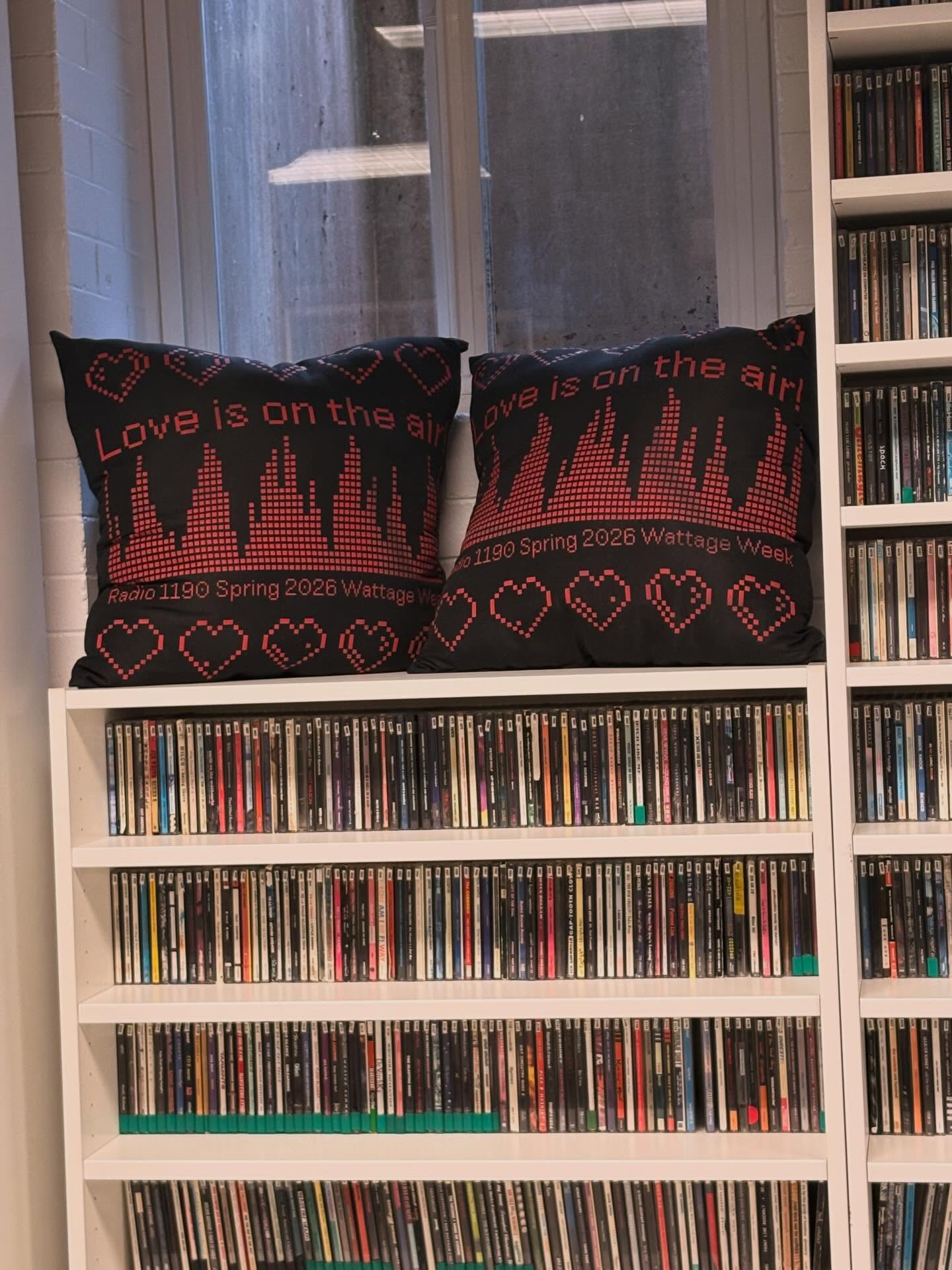 Love is still on the air at Radio 1190 even after our last volunteer meeting of the semester! Summer schedule releases on May 9th!