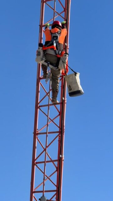Thanks for your patience yesterday while we did some work on our Denver tower! (This is Nestor from Thin Air Communications and tbh we are not jealous of his job)